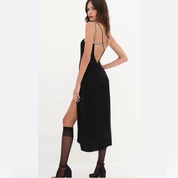 NEW For Love and Lemons Elora Midi Dress - Picture 2 of 16